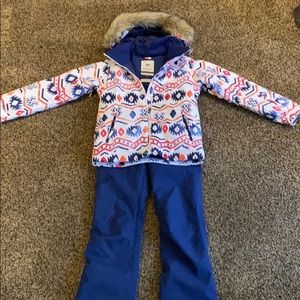 Roxy Girls 2 piece snow suit